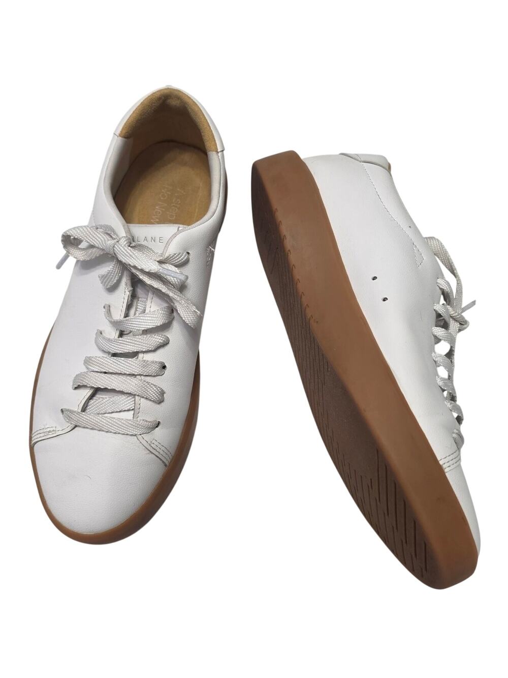 Everlane White Leather Gum Sole Sneakers Women’s Size 7.5
